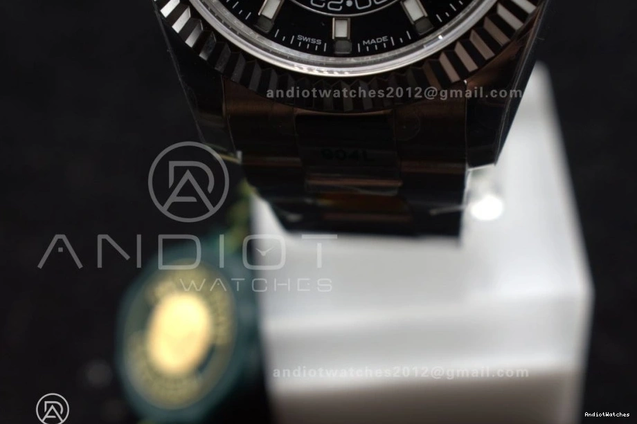Dial Black Edition SS Best on A 1087 Sky-Dweller 904L SS 1:1 WellDesigned Bracelet 326934 ZF 0301